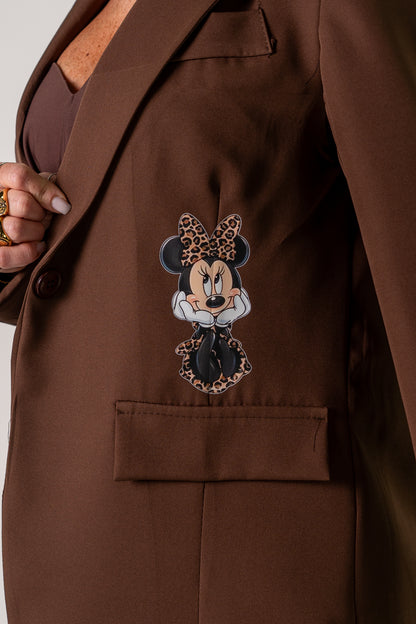 BLAZER BROWN MINNIE🤎