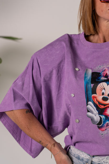MAGLIA MEGA SPALLINE VIOLET!
