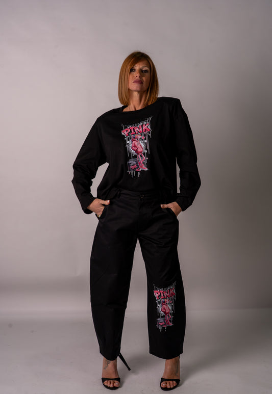 PANTALONI BLACK PINK PANTHER!
