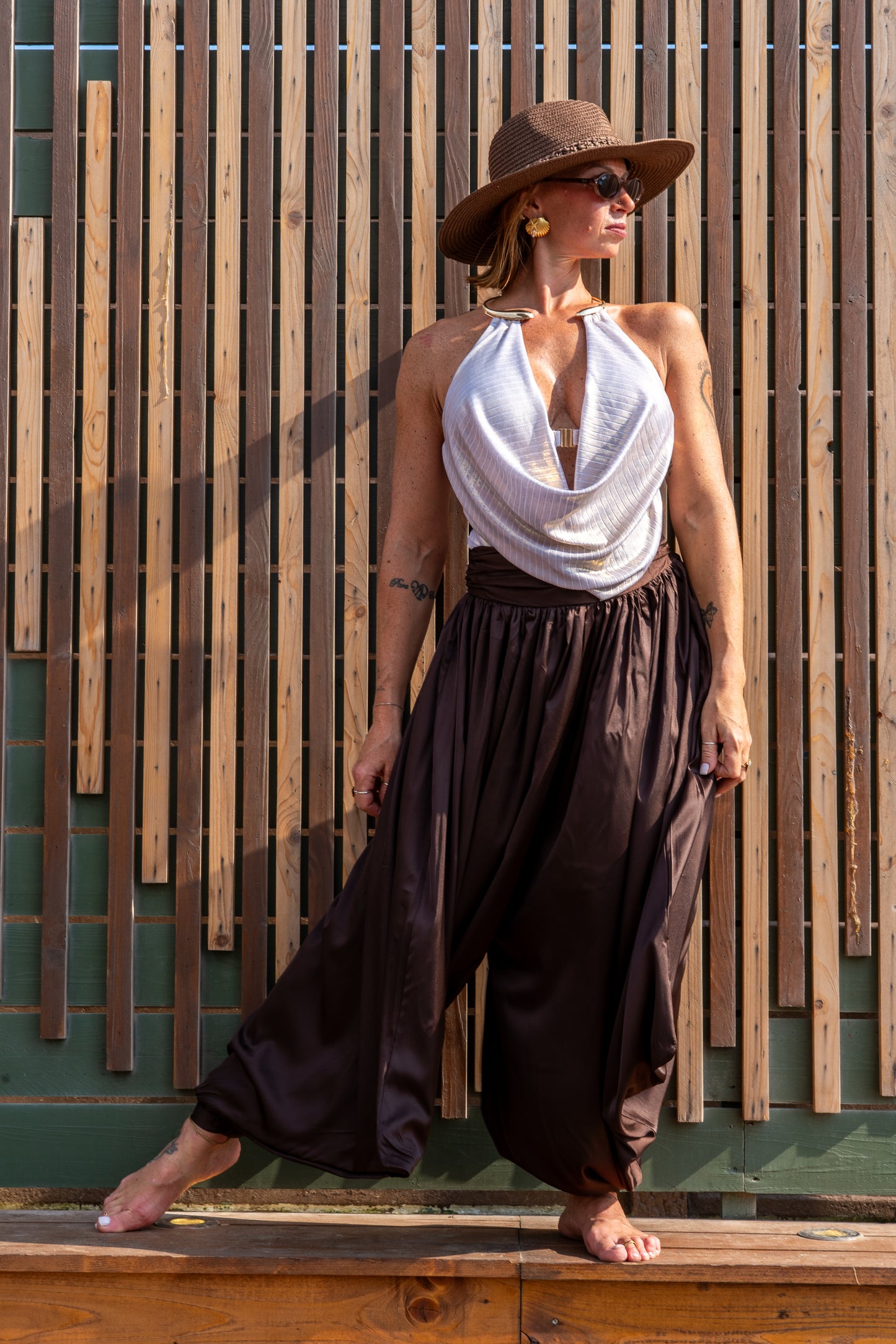 PANTALONI ALADINO BROWN!