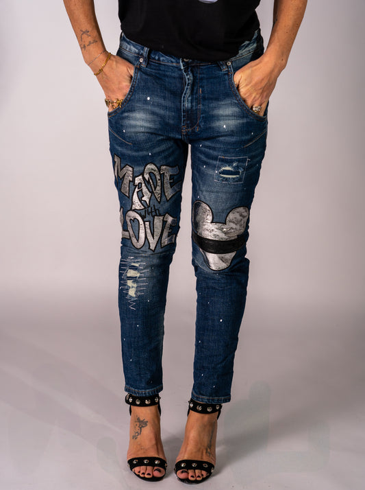 JEANS MICKEY SILVER!