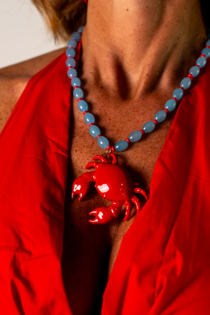 COLLANA GRANCHIO RED