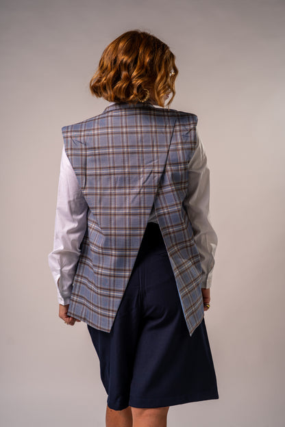 GILET QUADRETTOSO CIELO!