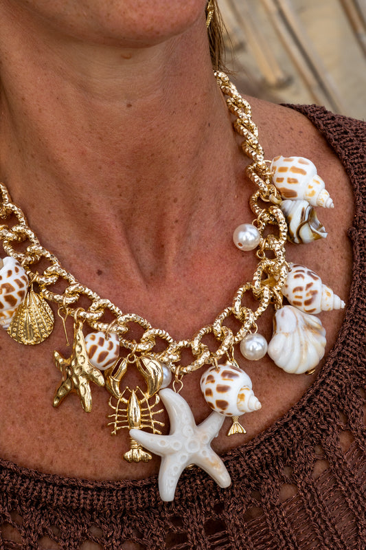 COLLANA CONCHIGLIETTE TIGRATE!