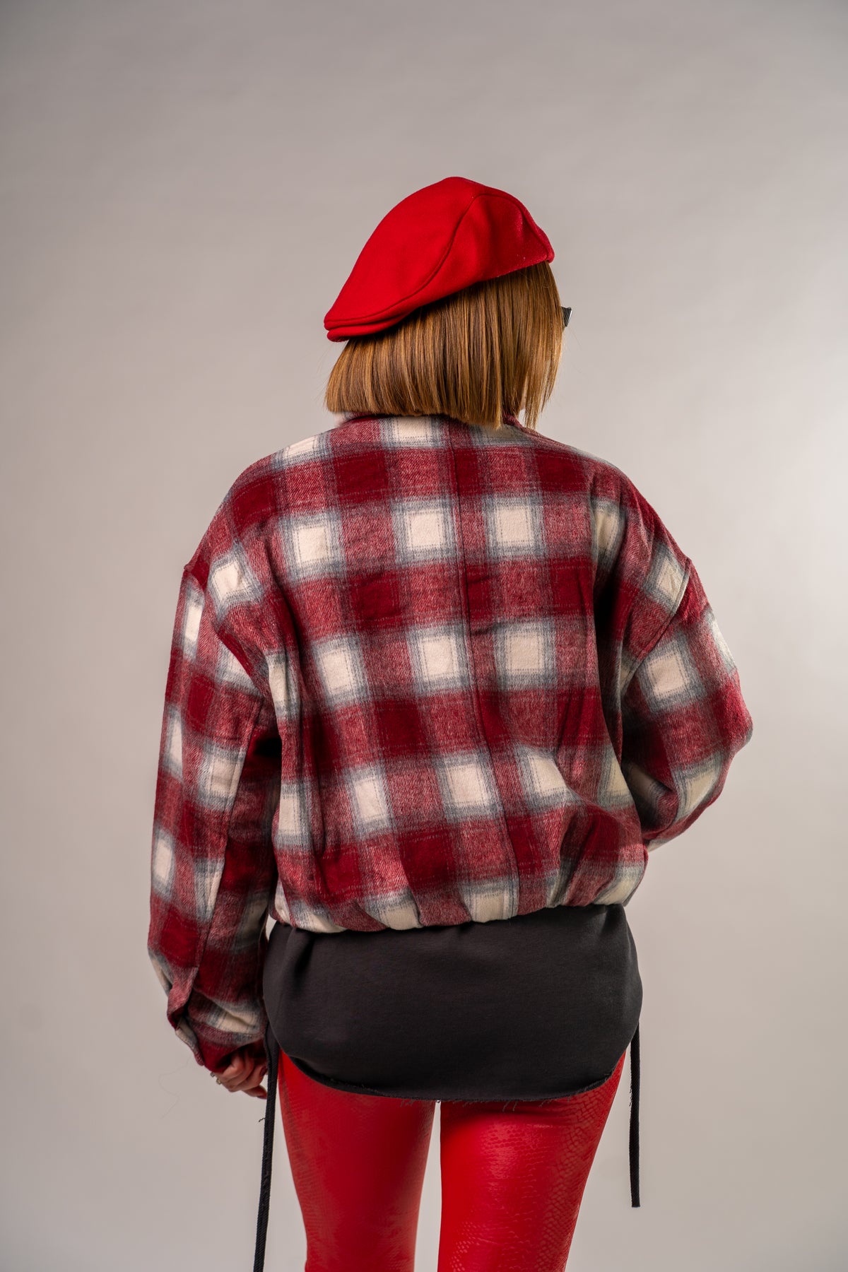 IL BOMBER QUADRI RED!