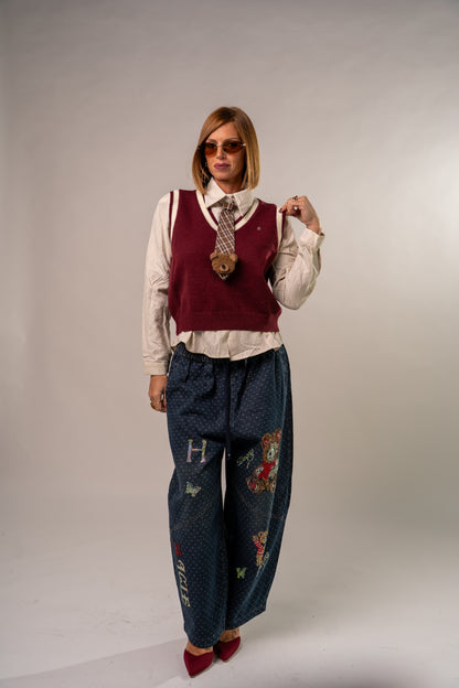 GILET E CAMICIA BORDEAUX!