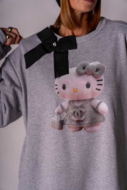 FELPONE KITTY SHINE C**NEL!🖤