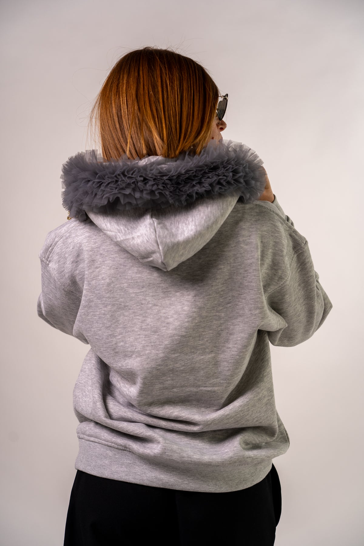 FELPA  TEDDY FIOCCO GREY 🐻🎀!