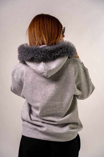 FELPA  TEDDY FIOCCO GREY 🐻🎀!