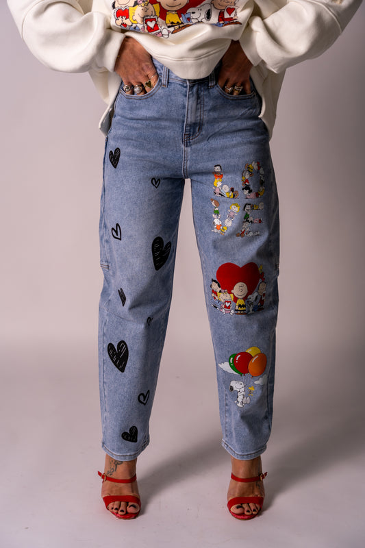 JEANS I ❤️ SNOOPY!