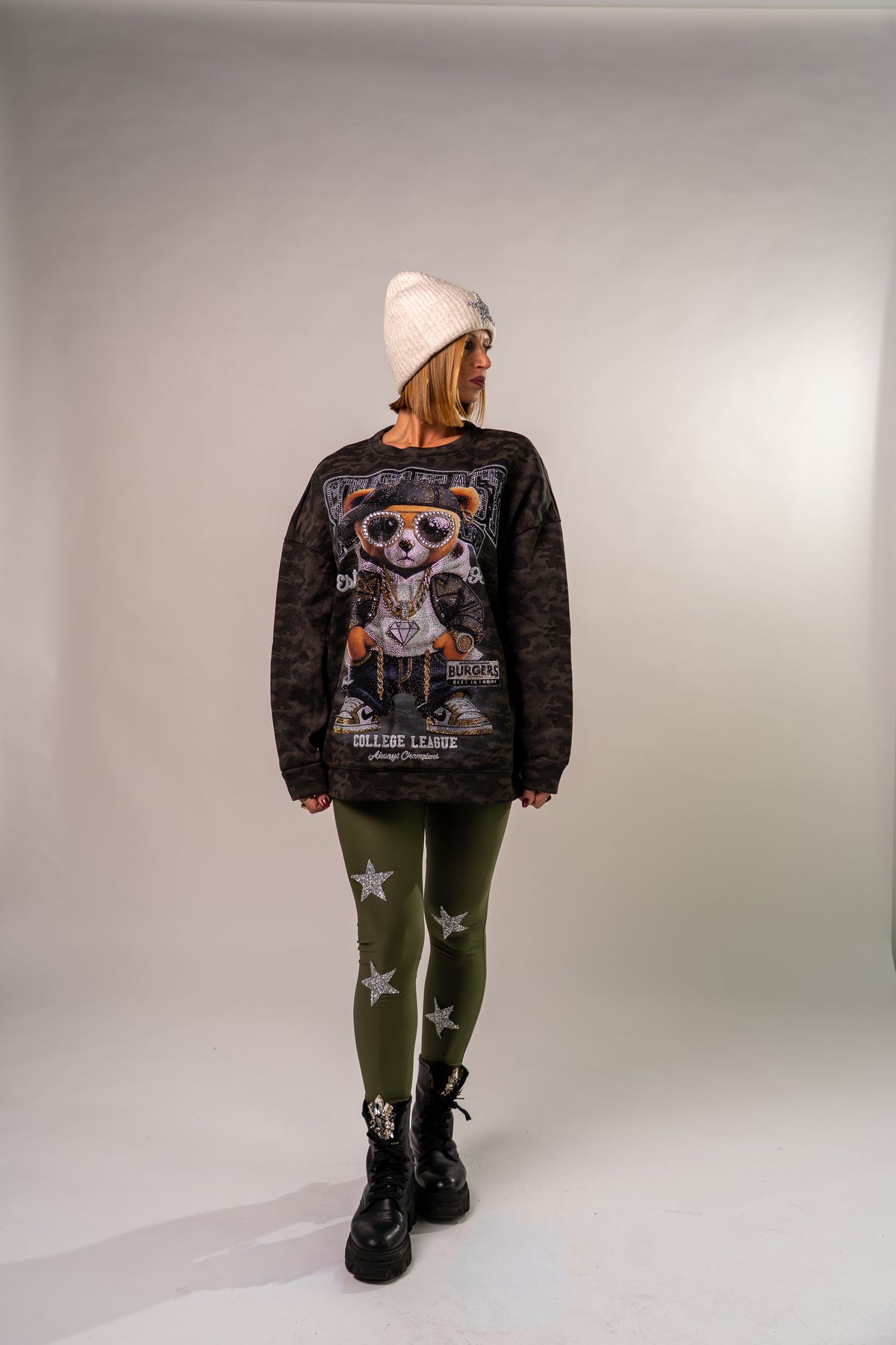 FELPONE ORSO HIPHOP SUPERSTRASS!