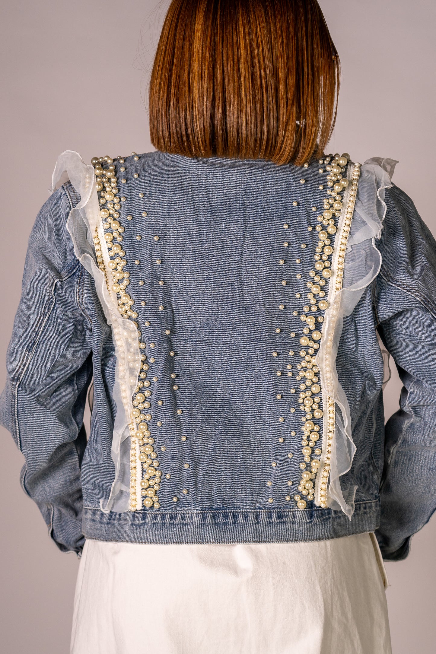 JACKET DENIM PEARL!