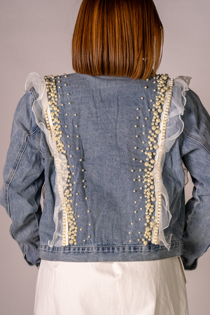 JACKET DENIM PEARL!