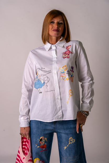 CAMICIA ALICE IN WONDERLAND!
