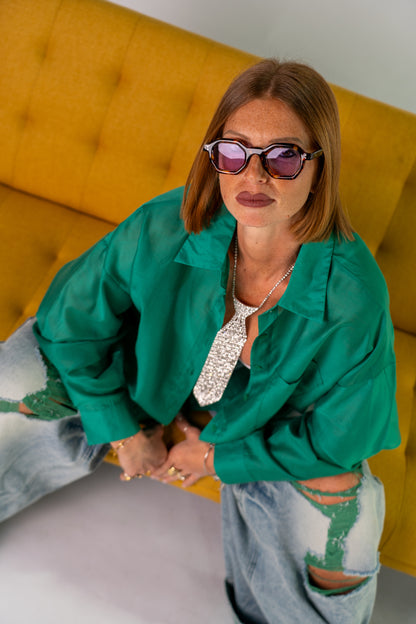 COLLANA CRAVATTA STRASS!