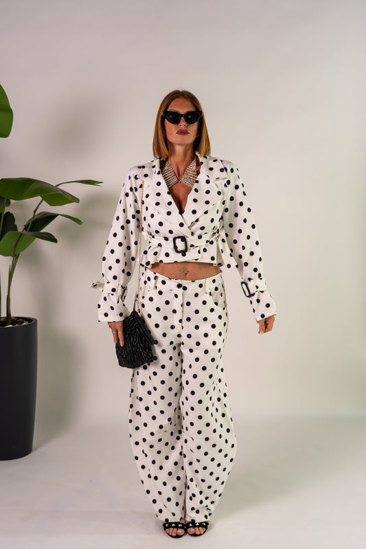 COORDINATO POIS BLACK & WHITE!