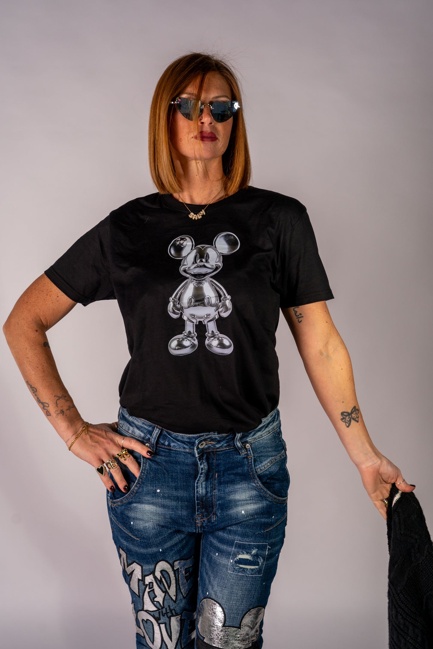 T-SHIRT MICKEY SILVER!