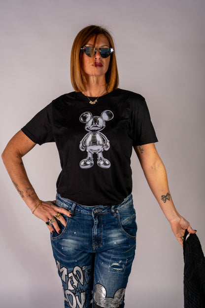 T-SHIRT MICKEY SILVER!
