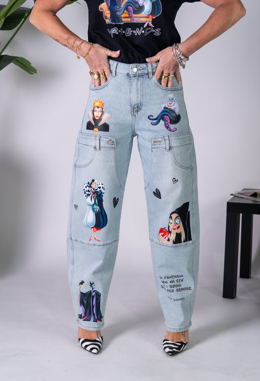 JEANS LE CATTIVE DISNE🖤!