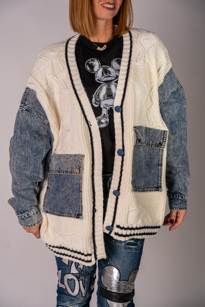 CARDIGAN WOOL DENIM!