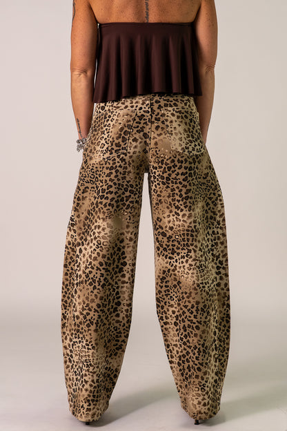 JEANS MINNIE ANIMALIER🤎