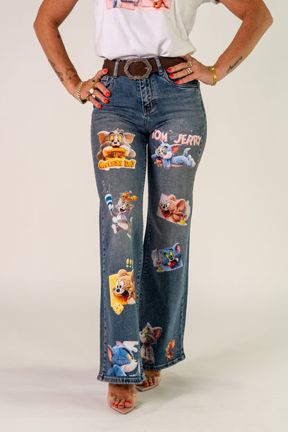JEANS TOM & JERRY LOVE💛
