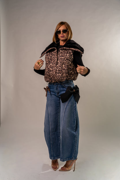 GILET BOMBER ANIMALIER!