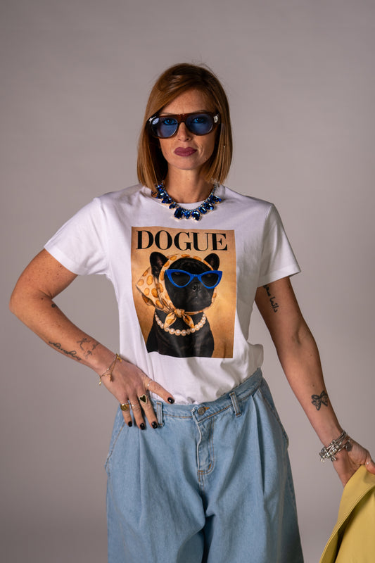 T-SHIRT DOGUE BULL DOG!