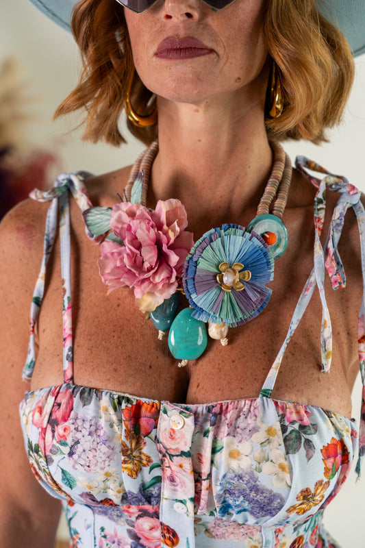 COLLANA BUTTERFLY WOOD