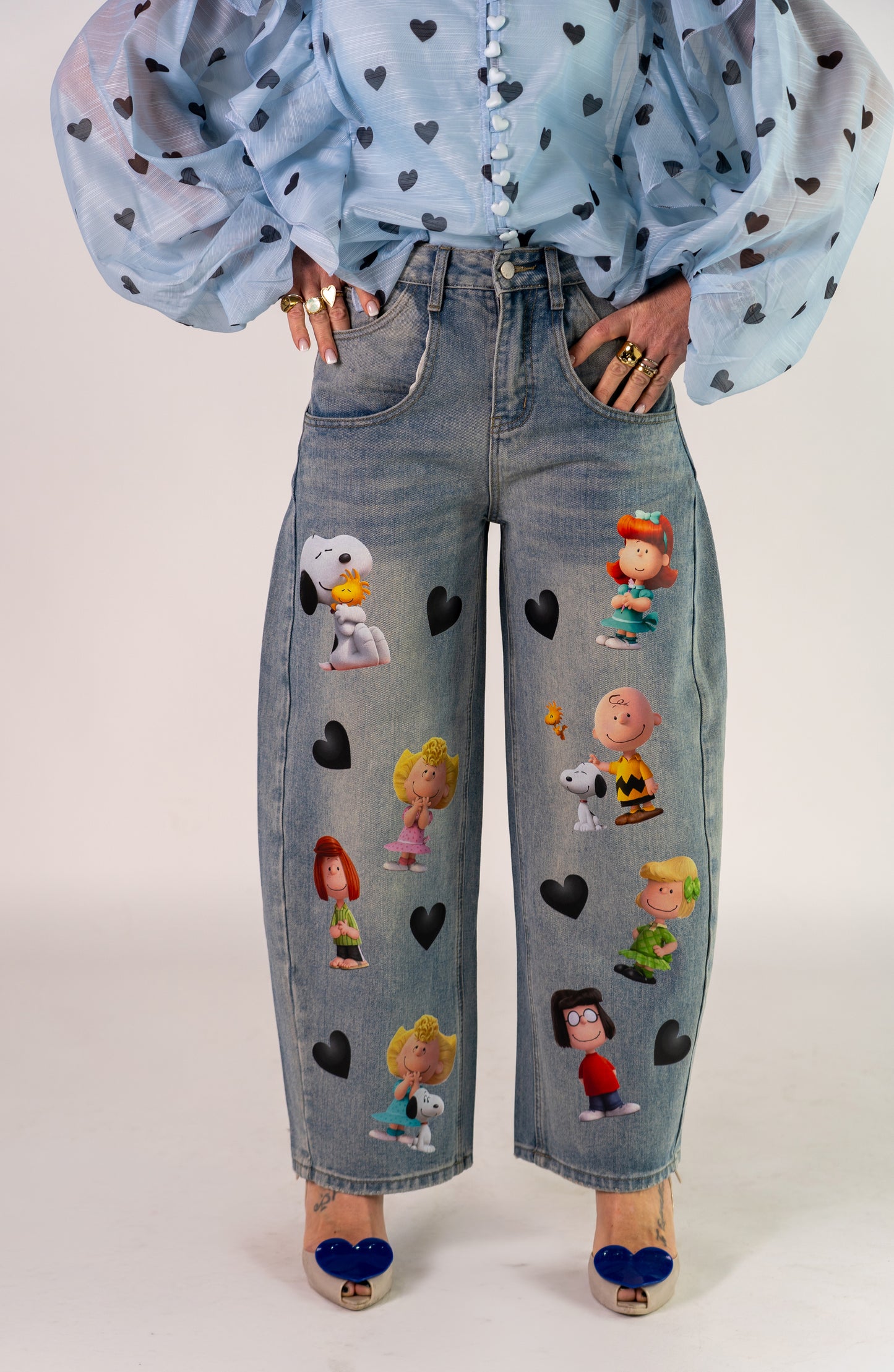 JEANS SNOOPY E I SUOI AMICI🖤