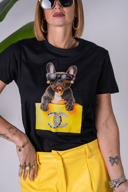 T-SHIRT BULL DOG FIGO!