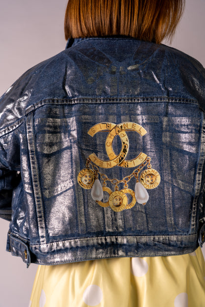 JACKET C💛NEL SILVER GOLD!