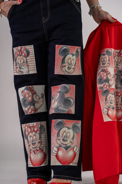 SALOPETTE DISNEY IN RED!