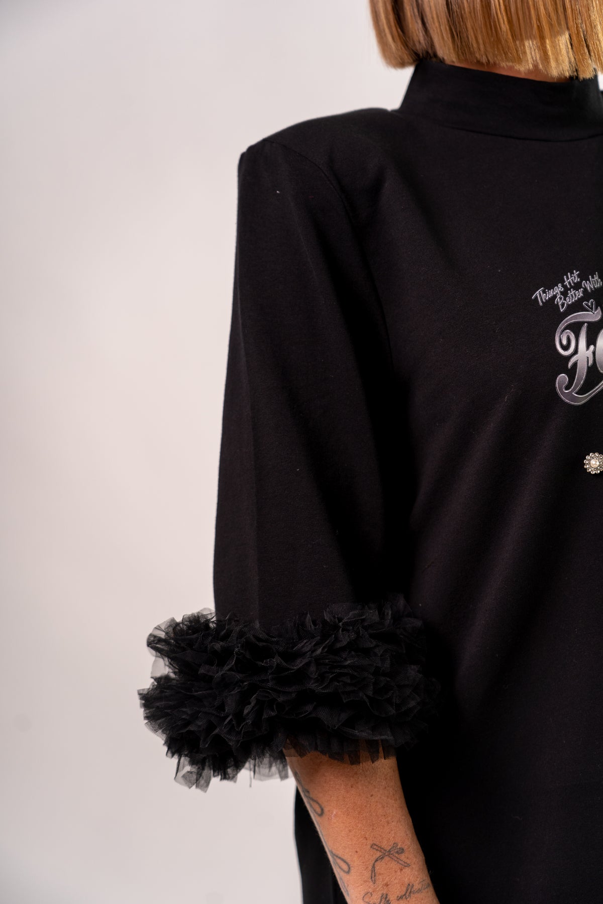 MAGLIETTONE TULLE BETTY🖤!