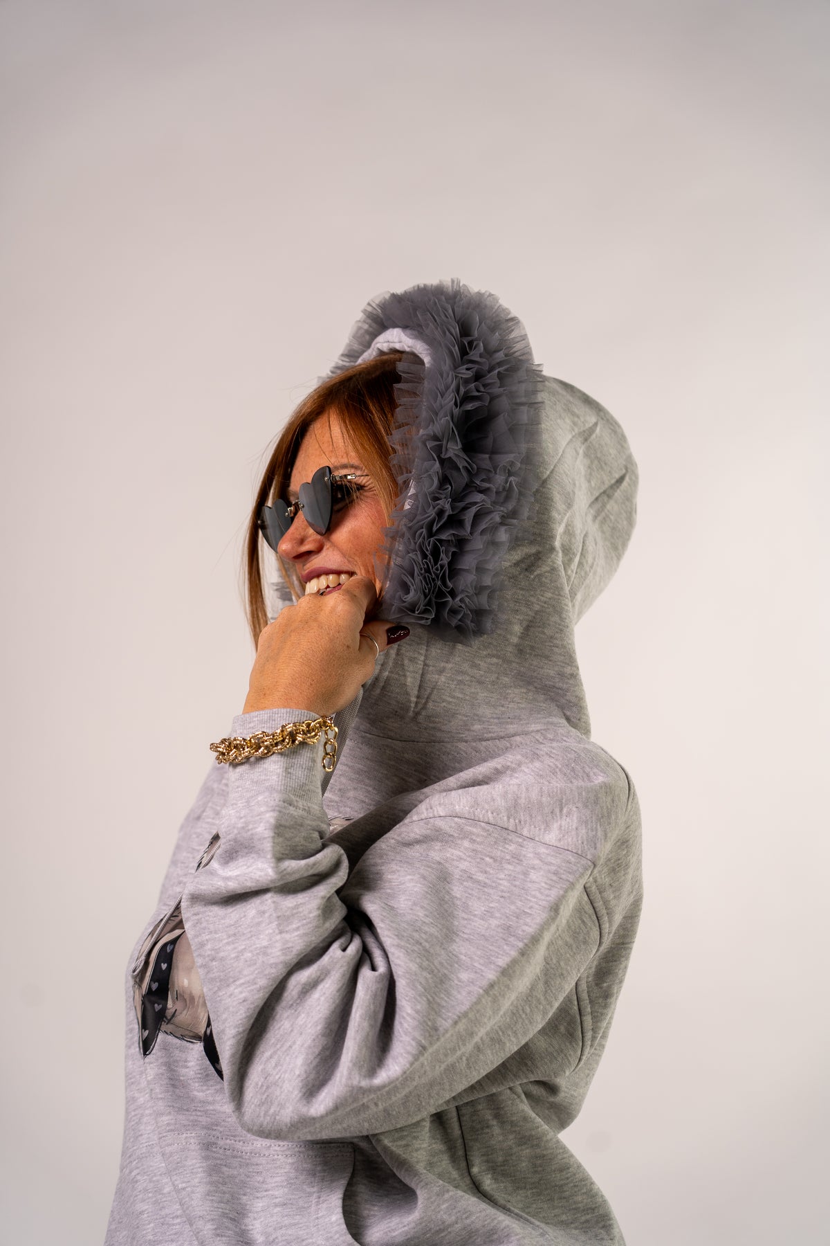 FELPA  TEDDY FIOCCO GREY 🐻🎀!