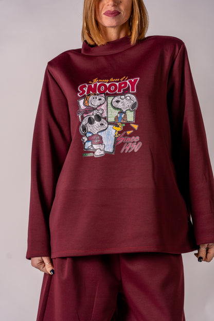 COORDINATO WINE SNOOPY❤️