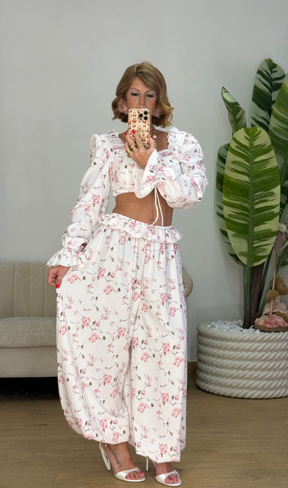 COORDINATO FIORELLINI PINK