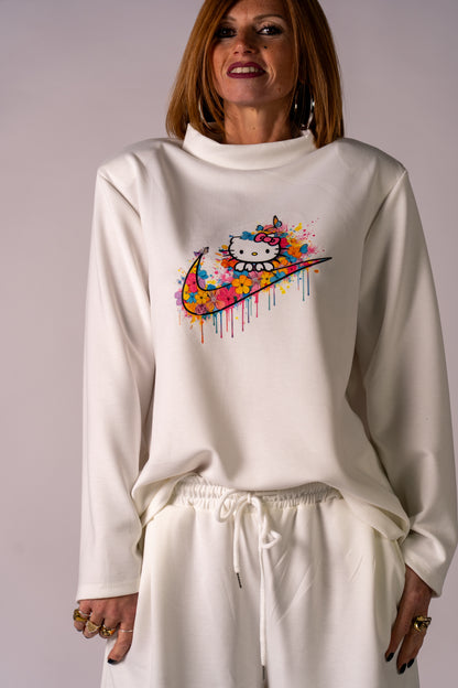 COORDINATO WHITE KITTY💗