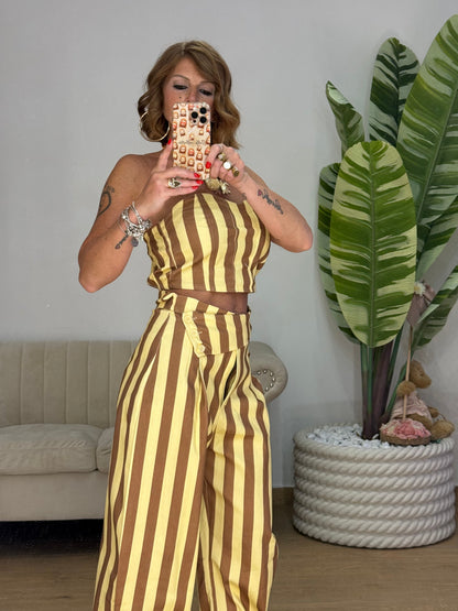 COORDINATO YELLOW & BROWN!