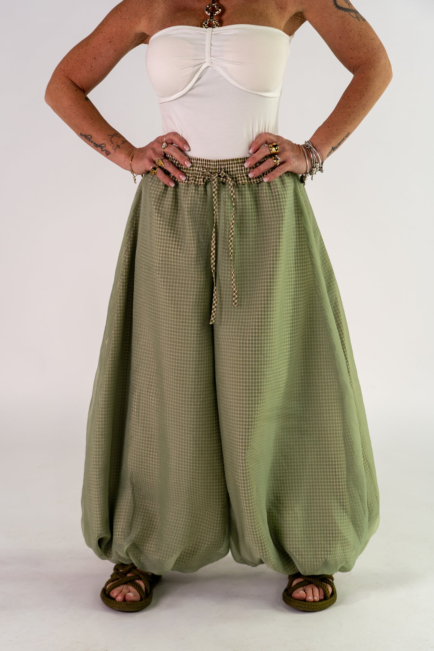 PANTALONI SUPERBALLON QUADRETTINI!