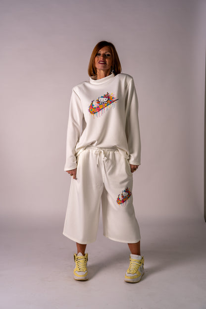 COORDINATO WHITE KITTY💗