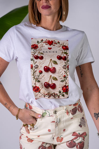 T-SHIRT CHERRY 🍒 WOW!