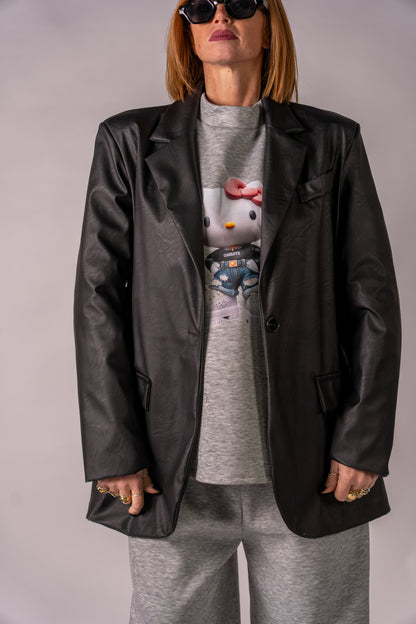 BLAZER BLACK KITTY FASHION!