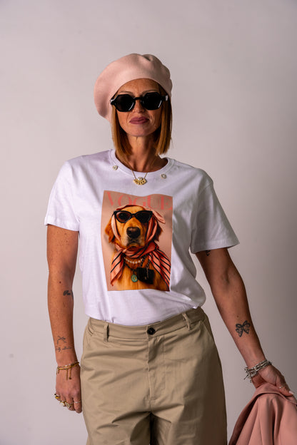 T-SHIRT “MISS GOLDEN”