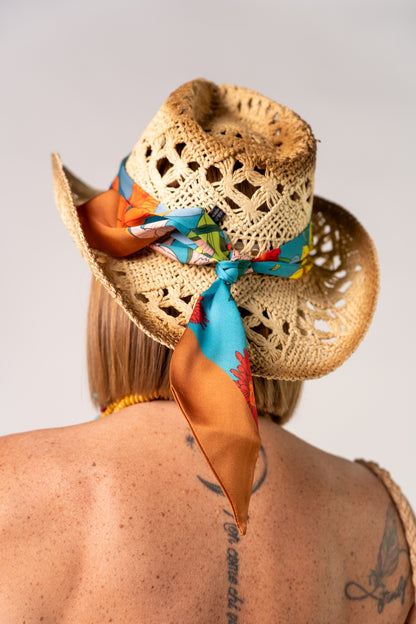 CAPPELLO FOULARD FLOWER!