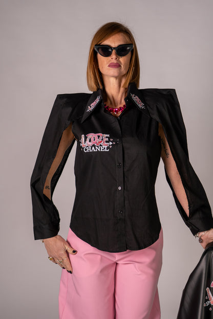 CAMICIA PARTICOLARISSIMA BLACK!