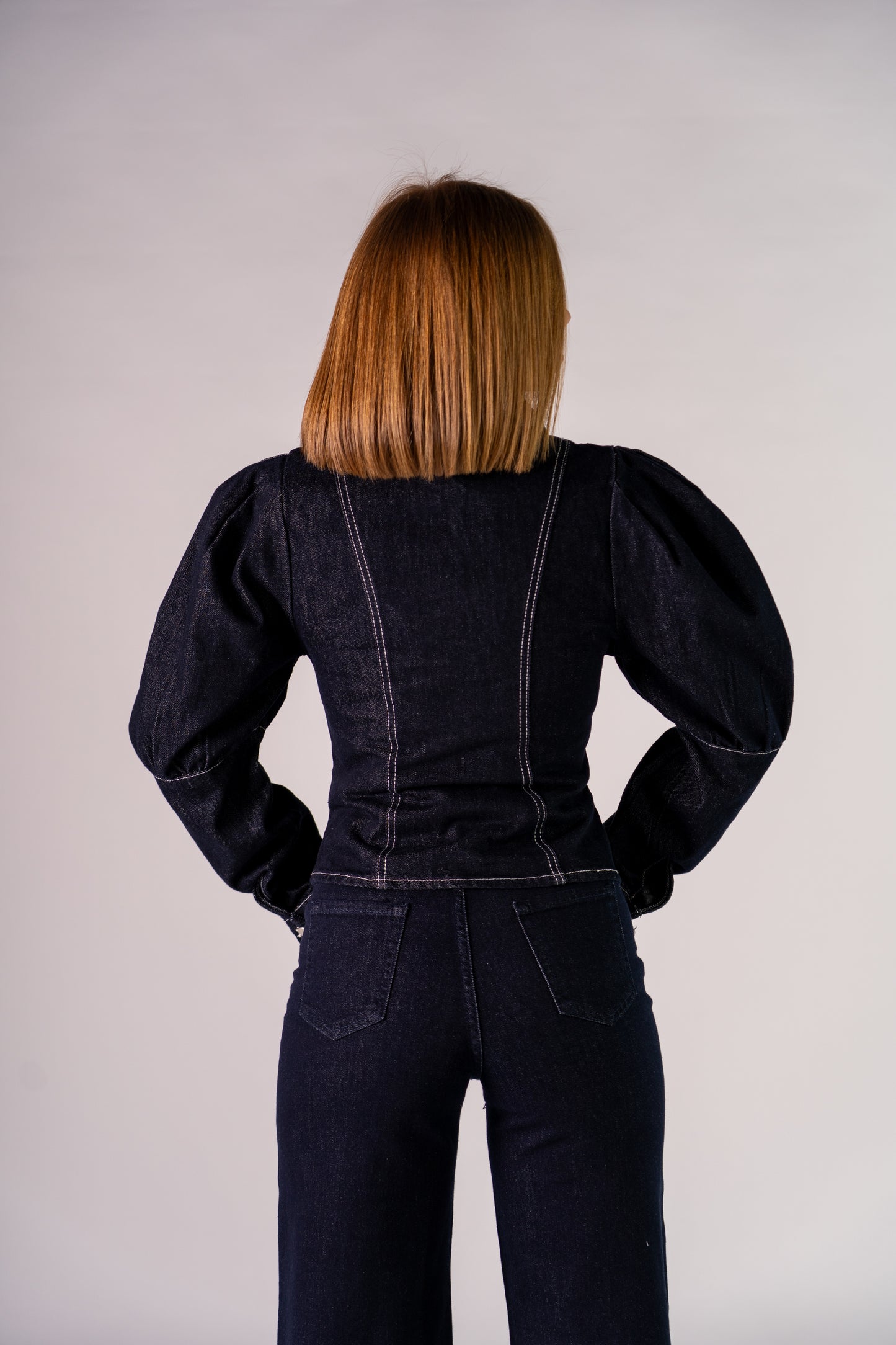 GIUBBINO STRINGATO IN DENIM!