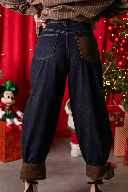 JEANS BALLON BROWN!