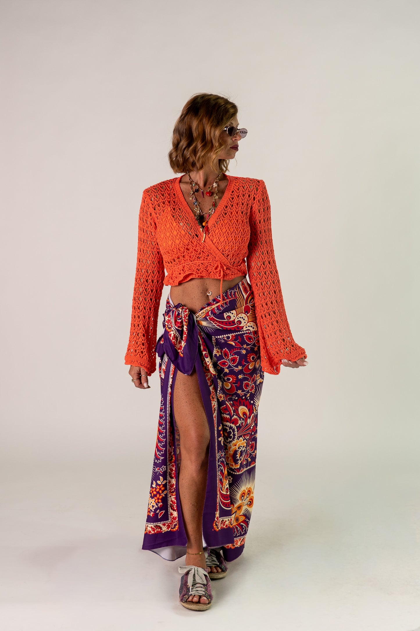 GONNA PAREO ORANGE VIOLET