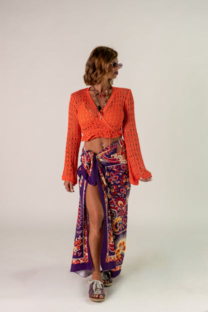 GONNA PAREO ORANGE VIOLET